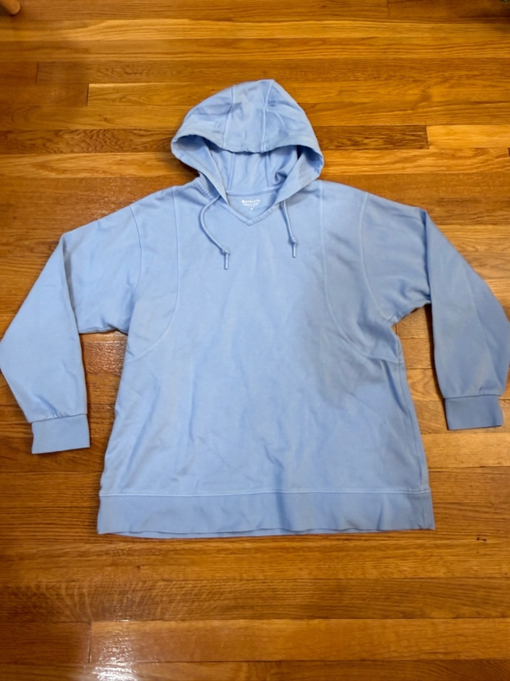 Athleta Sundown Hoodie in Light Blue - Size Medium